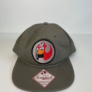 NEW Star Wars Hat Olive Green Snapback Rebel Alliance Mens